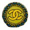 Brooch D23a Plastic Womens Mens Yellow Blue from Chanel 1