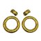 Matelasse Circle Earrings Gp Gold from Chanel, Set of 2 3