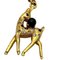 Earrings Coco Mark Rhinestone Bambi Deer Gold from Chanel, Set of 2 3