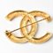 Broche con diamantes de imitación en dorado de Chanel, Imagen 3