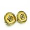 Boucles d'Oreilles Cocomark Camellia Gold Vintage Ladies Gp 97p de Chanel, Set de 2 1