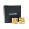Coco Mark Earrings Metal Ladies Gold from Chanel, Set of 2 2