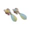 Coco Mark Earrings in Blue from Chanel, 1999, Set of 2 4