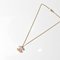 Necklace Pendant with Rhinestone in Rose Gold from Chanel 3