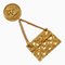 Spilla da donna CHANEL Cocomark Matelasse Bag Motif Vintage placcata in oro 23, Immagine 1