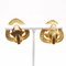 Coco Mark Earrings Gold Plated 28 from Chanel, Set of 2 3