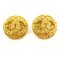 Earrings Here Mark Metal Gold from Chanel, Set of 2 1