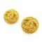 Earrings Here Mark Metal Gold from Chanel, Set of 2 2