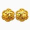 Chanel Flower Coco Earrings 96A Gold Ladies Point Frame, Set of 2, Image 1