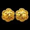 Chanel Flower Coco Earrings 96A Gold Ladies Point Frame, Set of 2, Image 1