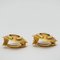 Chanel Coco Earrings Rhombus 29 Gold Ladies Sand Processing, Set of 2, Image 2
