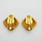 Chanel Coco Earrings Rhombus 29 Gold Ladies Sand Processing, Set of 2 3