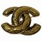Chanel Cocomark Gold 1142 Brand Accessories Brooch Ladies, Image 1
