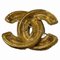 Chanel Cocomark Gold 1142 Brand Accessories Brooch Ladies 5