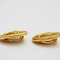 Vintage Oval Angel Earrings in Gold from Chanel, Set of 2 5
