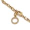 Coco Mark Chain Necklace Pendant Gp Plastic Studs Rhinestone Ivory Gold 06A from Chanel 6