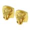 Chanel Gold Plated Clip Earrings Black, Gold, Set of 2, Image 2