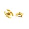 Vintage Coco Mark Turnlock Earrings Gold 96a from Chanel, Set of 2 2