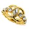 Rhinestone Band Ring in Gold from Chanel 1