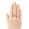 Rhinestone Band Ring in Gold from Chanel 7