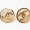 Earrings Circle Motif Cc Gold from Chanel, Set of 2 1