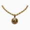 CHANEL Cocomark Necklace Gold Plated Women's 1