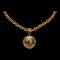 CHANEL Cocomark Necklace Gold Plated Women's 1