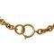 CHANEL Cocomark Necklace Gold Plated Women's 3