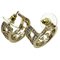 Earrings Coco Mark Hoop B21k Rhinestone Gold Womens from Chanel, Set of 2 2