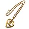 Chanel 95p Heart Here Mark Necklace Gold Womens, 1995, Image 4