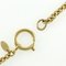 Chanel Coco Mark Necklace Vintage Gold Plated Made in France Womens 7