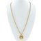 Chanel Coco Mark Necklace Vintage Gold Plated Made in France Womens 2