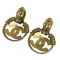 Cocomark Circle Swing Earrings in Gold from Chanel, Set of 2 2