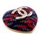 B22K Coco Mark Heart Brooch from Chanel, Image 4