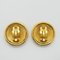 Round Earrings in Gold from Chanel, Set of 2, Image 3