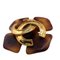 Tortoiseshell Pattern Here Mark Brooch in Brown from Chanel 4