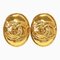 Chanel Coco Mark 94P Gold Earrings 0033, Set of 2, Image 1