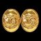 Chanel Coco Mark 94P Gold Earrings 0033, Set of 2, Image 1
