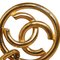 CHANEL Cocomark Circle Necklace Gold Plated Ladies 3
