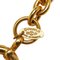 CHANEL Cocomark Circle Necklace Gold Plated Ladies, Image 6