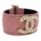 Cocomark Bracelet Bangle in Leather from Chanel 3