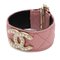 Cocomark Bracelet Bangle in Leather from Chanel 1
