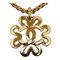 Vergoldete Cocomark Halskette von Chanel 1