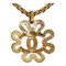 Vergoldete Cocomark Halskette von Chanel 2