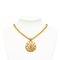 CHANEL Cocomark Sun Motif Necklace Gold Plated Women's 2