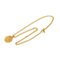 CHANEL Cocomark Sun Motif Necklace Gold Plated Women's 4