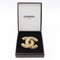 Coco Mark Brooch Matelasse in Gold Plate from Chanel 8