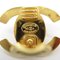 Chanel Ohrring Ohrring Vergoldetes Gold, 2 . Set 5