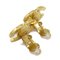Chanel Ohrring Ohrring Vergoldetes Gold, 2 . Set 3