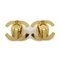 Chanel Earring Earring Gold Gold Plated Gold, Set of 2 2